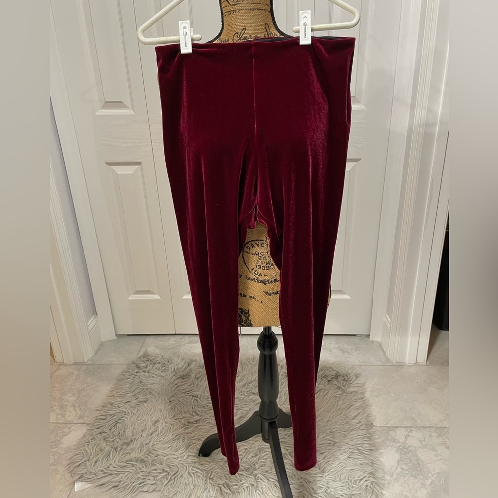 Commando Velvet Burgundy/Red Leggings